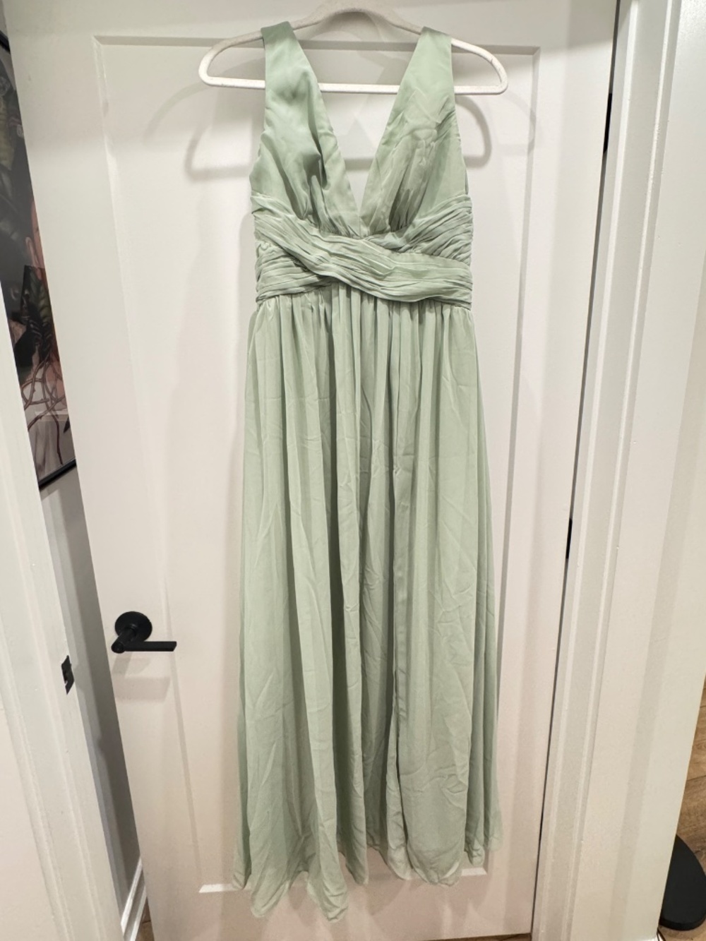 Sage Green Chiffon Gown (NWT) - L